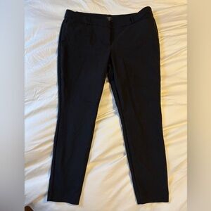 LOFT Marissa Black Straight Leg Trousers
